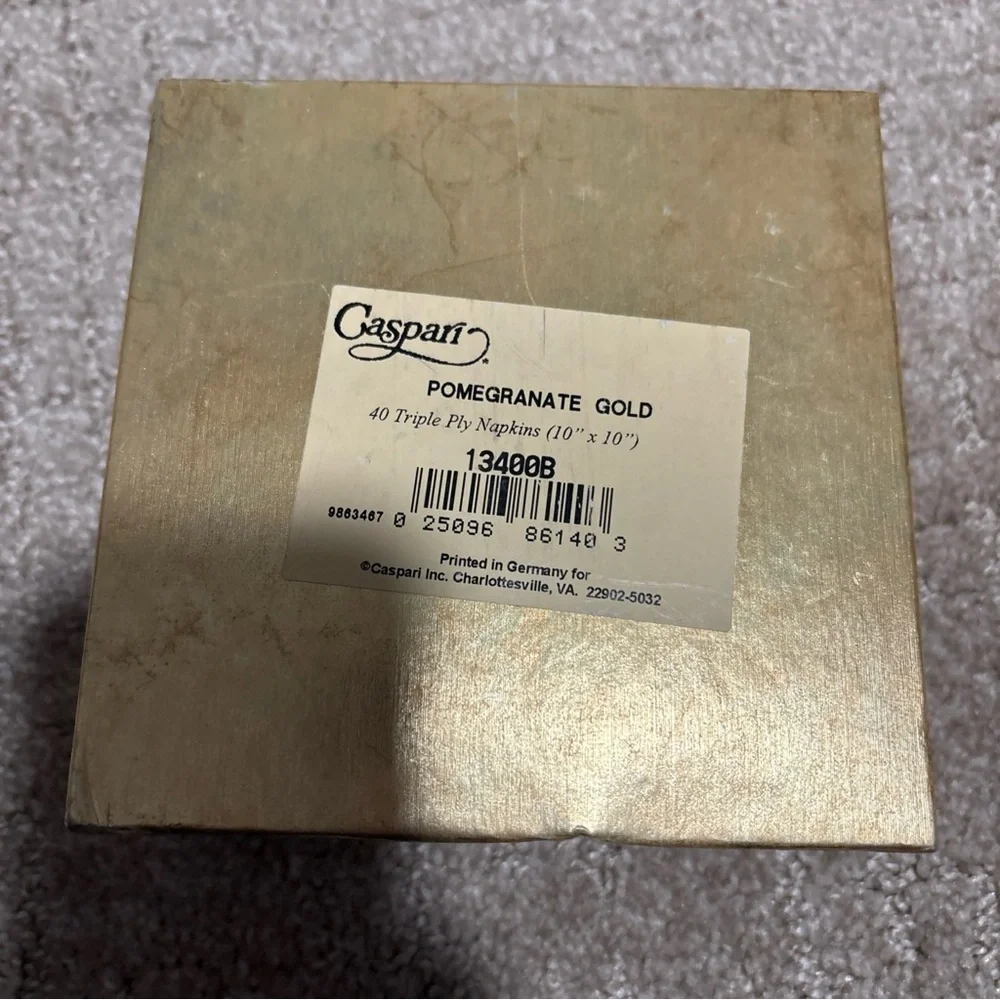 Caspari pomegranate gold